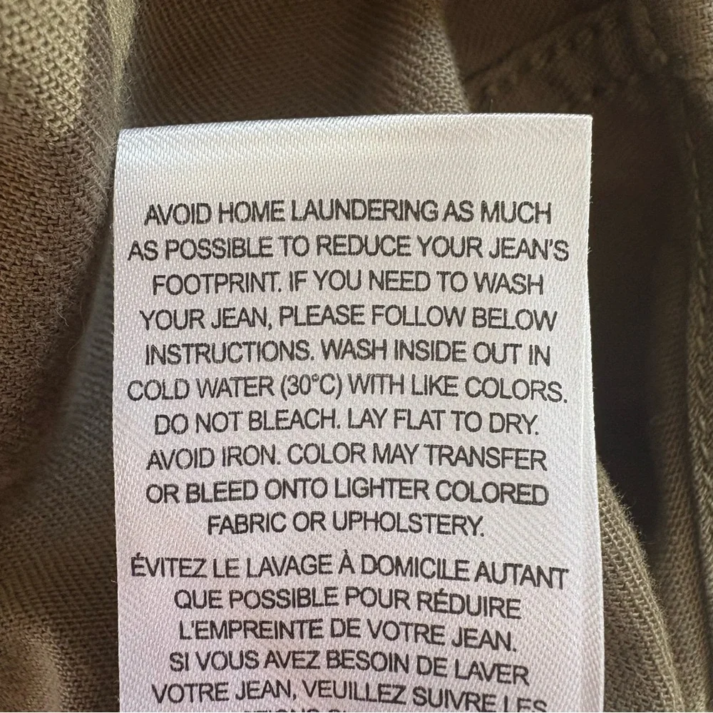 Frame Men's M Khaki Twill Button Down Shirt - Picture 10 of 14